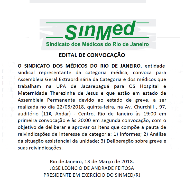 Assembleia UPA – Jacarepaguá – 22/03/2018 – 19h⠀⠀⠀⠀⠀⠀⠀⠀⠀⠀⠀⠀⠀⠀⠀⠀⠀⠀⠀⠀⠀⠀⠀⠀⠀⠀⠀⠀⠀⠀⠀⠀⠀⠀⠀⠀⠀⠀