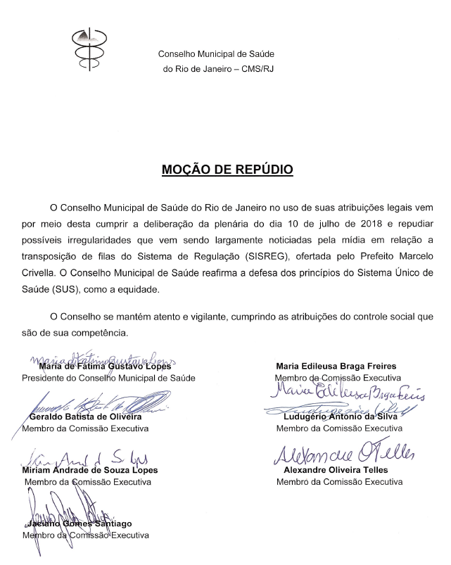 Conselho Municipal de Saúde repudia governo Crivella por clientelismo na marcação de consultas e exames⠀⠀⠀⠀⠀⠀⠀⠀⠀⠀⠀⠀⠀⠀⠀⠀⠀⠀⠀⠀⠀⠀⠀⠀⠀⠀⠀⠀⠀⠀⠀⠀⠀⠀⠀⠀⠀⠀⠀⠀⠀⠀⠀⠀⠀⠀⠀⠀⠀⠀⠀⠀⠀⠀⠀⠀⠀⠀⠀⠀⠀⠀⠀⠀⠀⠀⠀⠀⠀⠀⠀⠀⠀⠀⠀⠀⠀⠀⠀⠀⠀⠀⠀⠀