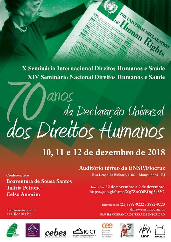 Direitos Humanos. A saúde debate o seu papel.  SinMed na luta!