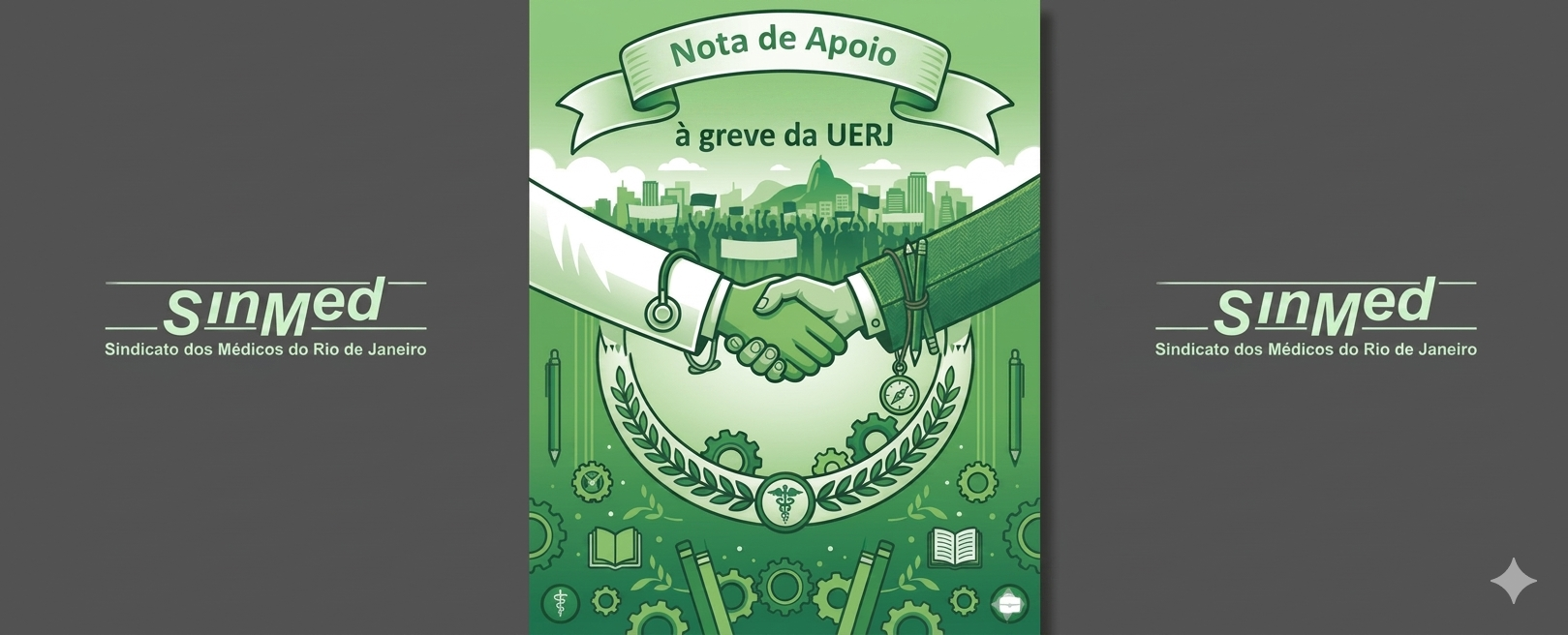 Nota de Apoio do Sindicato dos Médicos do Rio de Janeiro à greve dos professores e técnicos universitários da UERJ