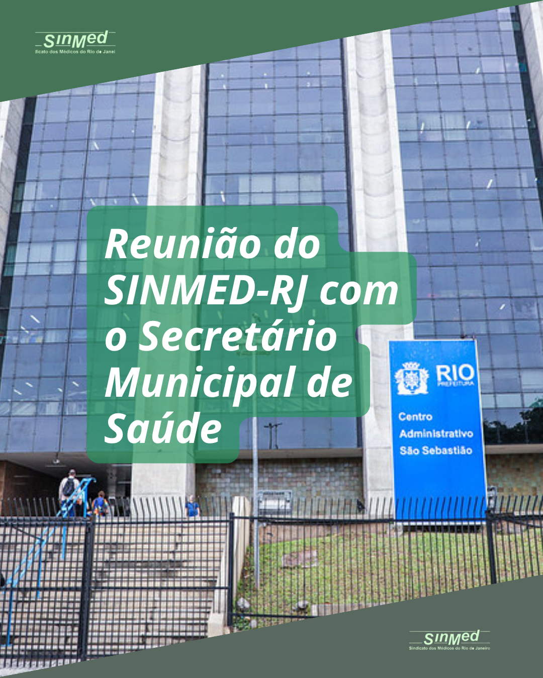 Reunião do SINMED-RJ com o Secretário Municipal de Saúde