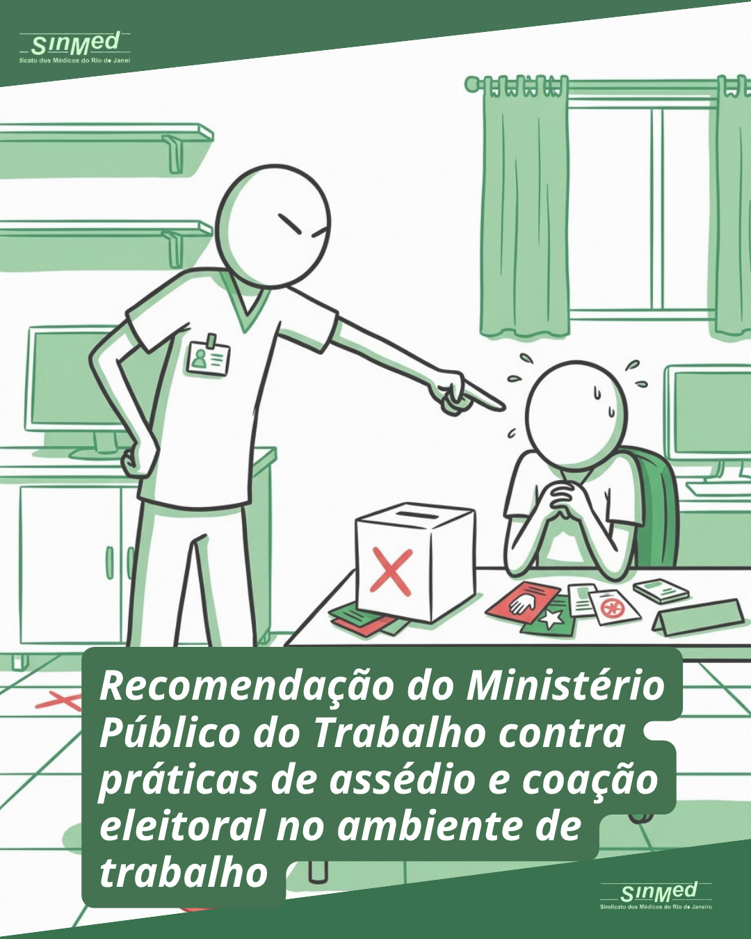 Secretaria de Saúde do Rio alerta contra assédio eleitoral e coação a servidores